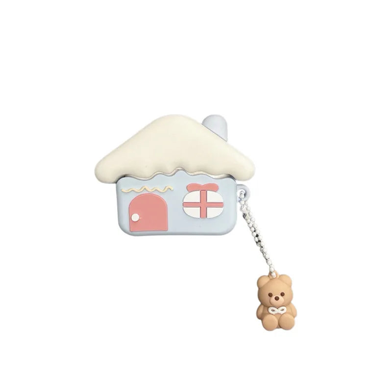 3D Candy Silicone AirPods Case – Cute Cartoon Snack Box Cover