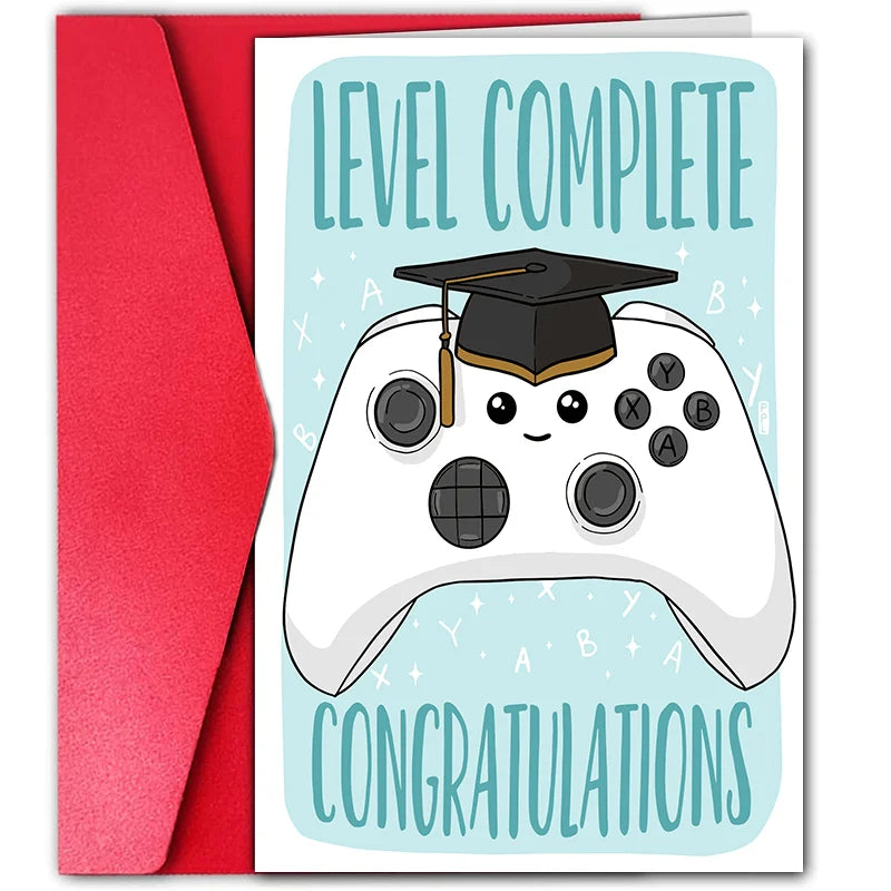 Fun Graduation Hat Game Card