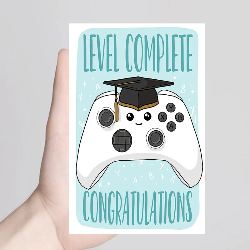 Fun Graduation Hat Game Card