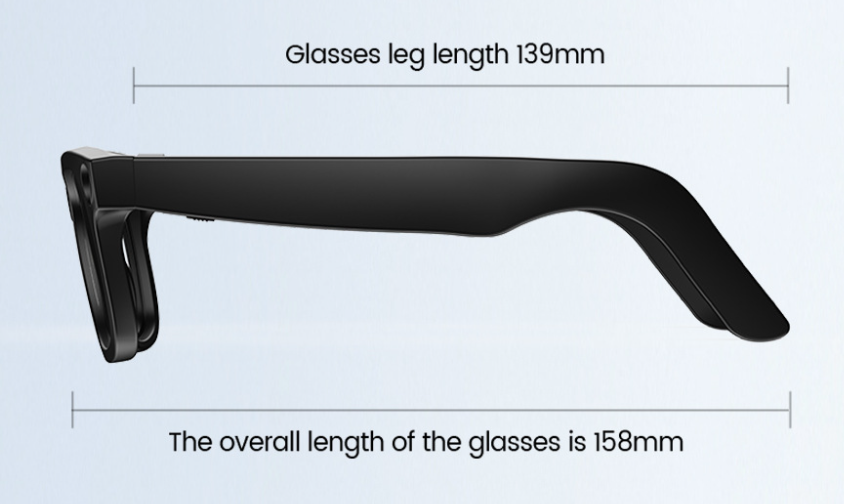 AI Smart Glasses with HD Camera & Voice Translation